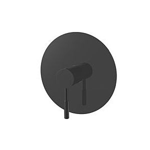 Fukana stile noir mitigeur de douche 24566702 noir, ensemble de finition, 1 Verbraucher