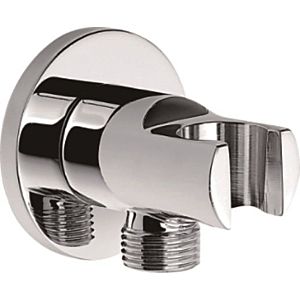 Fukana stile wall elbow 25517750 chrome, round, with Halter , 2000 / 2 &quot;