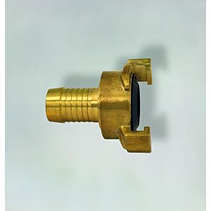Fukana coupling with sleeve 33012 brass, rotatable, Geka compatible, 3/4&quot;