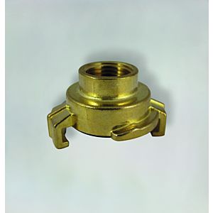 Fukana quick coupling with internal thread 33101 brass, 1/2&quot; IT (internal approx. 19mm), Geka compatible