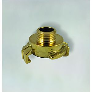 Fukana quick coupling with external thread 33201 brass, 1/2&quot; AG (outside approx. 21mm), Geka compatible