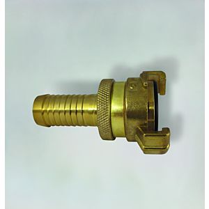 Fukana quick coupling with lock nut 33401 brass, outside 13mm (1/2&quot;), Geka compatible