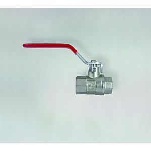 Fukana ball valve 1/2&quot; 53151-R (flat) red IG x IG, steel lever