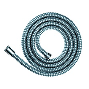 Fukana pure shower hose 125cm 75522150 chrome, 1/2&quot;x1/2&quot;, 1 cone with twist protection