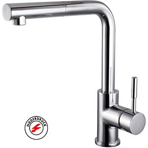Fukana stile kitchen faucet 82160750 chrome, low pressure, with dish shower
