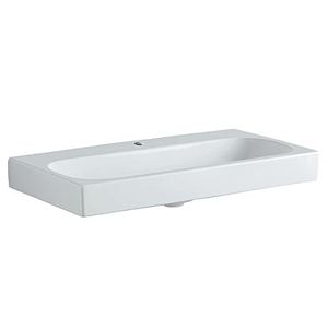 Geberit Citterio lavabo 500544011 KeraTect / blanc, 60x50cm, avec trou pour robinetterie, sans trop-plein