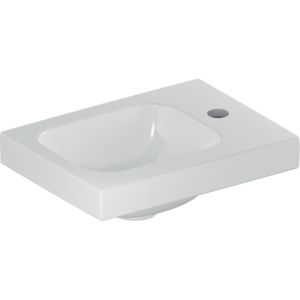 Geberit iCon light Cloakroom basin 501830001 38x28cm, tap hole on the right, without overflow, white