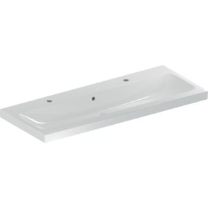 Geberit iCon light washbasin 501837001 120x48cm, tap hole left / right, with overflow, white