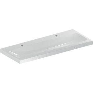Geberit iCon light washbasin 501837005 120x48cm, tap hole right / left, without overflow, white