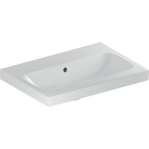 Geberit iCon light washbasin 501841005 60x42cm, central tap hole, without overflow, white