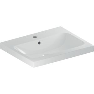Geberit iCon washbasin 501847008 60x48cm, without tap hole, without overflow, for worktop, white KeraTect