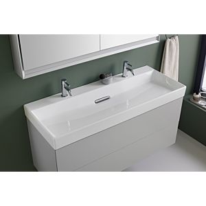 Geberit One washbasin 505034001 60 cm, with central tap hole, without overflow, white KeraTect/cover white