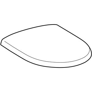 Geberit Cavelle toilet seat 574720000 white, suitable for toilet 207000