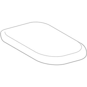 Geberit toilet seat 575800000 white, with lid, chrome-plated hinges, with automatic lowering