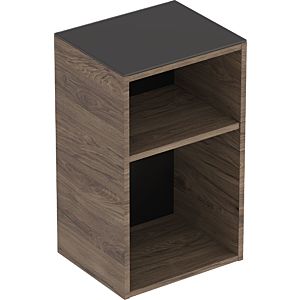 Geberit Smyle Square side cabinet 500358JR1 36x60x29.9cm, open, wood structure walnut hickory