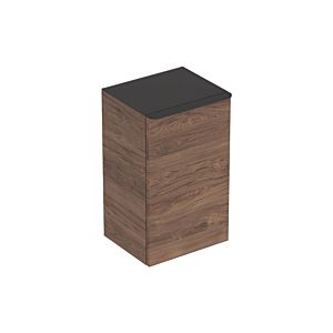 Geberit Smyle Square armoire latérale 500360JR1 gauche, 36x60x32.6cm, structure en bois noyer hickory, 2000 porte
