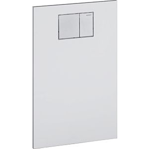 Geberit AquaClean design plate 115324SI1 glass/white, for WC complete system