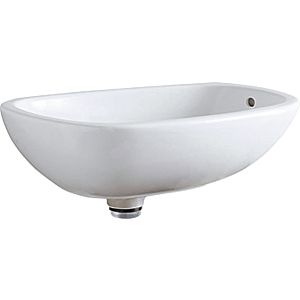 Geberit Citterio lavabo 500543011 56x40cm, sans trou de coulée, avec robinet de vidange, KeraTect / blanc