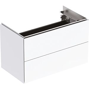 Geberit One vanity unit 500381011 2 drawers, 74.4x46.5x39.6 cm, white high gloss