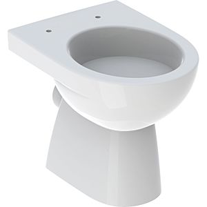 Geberit Renova Stand-Tiefspül-WC 500810012 weiß, für UP-/ AP-Spülkasten, Abgang horizontal, teilgeschlossen