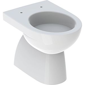 Geberit Renova Stand-Tiefspül-WC 500811018 weiß KeraTect, für UP-/ AP-Spülkasten, Abgang vertikal, teilgeschlossen