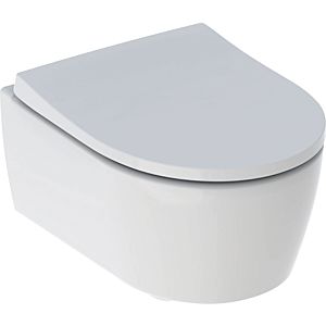 Geberit iCon wall WC 500814001 36.6x49cm, closed shape, rimfree, with WC seat, short, white