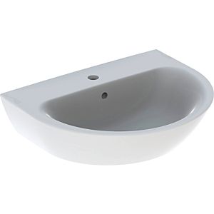 Geberit Renova lavabo 500370011 60 x 48 cm, blanc, avec trou pour robinetterie, avec trop-plein