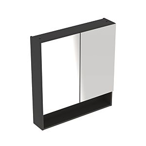 Geberit Renova Plan mirror cabinet 502365JK1 58.8 cm, lava, matt lacquered, with 801 doors
