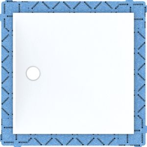 Geberit Setaplano 154260111 carré, blanc -alpin, 80 x 80 x 4,5 cm