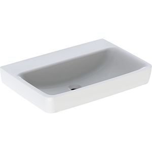 Geberit Renova Plan lavabo 501647001 70x48cm, sans trou pour robinet, sans trop-plein, blanc