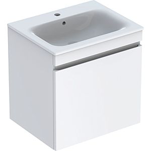 Geberit Renova Plan meuble vasque 501915018 60x62,2x48cm, corps / façade blanc brillant, vasque blanc / KeraTect