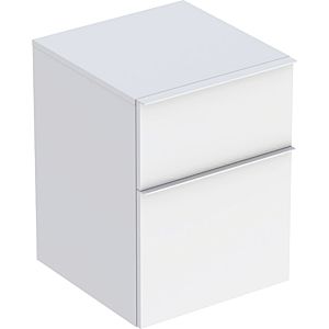 Geberit iCon Seitenschrank 502315013 45x60x47,6cm, 2 Schubladen, weiß matt/Griff weiß matt