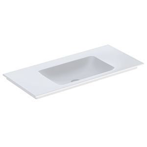 Geberit One furniture washbasin 505011014 105 cm, without tap hole and overflow, white KeraTect