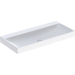 Geberit One lavabo 505021014 105 cm, sans trou pour robinet ni trop-plein, blanc KeraTect