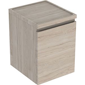Geberit Renova Plan side cabinet 501913001 40x55x44.5cm, 2000 drawer, light walnut, structured foil
