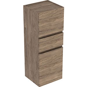 Geberit Renova Plan cabinet 501922JR1 39x105x36cm, 801 doors, 2000 drawer, walnut, structured foil