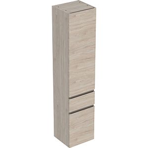 Geberit Renova Plan cabinet 501923001 39x180x36cm, 801 doors, 2000 drawer, light walnut, structured foil