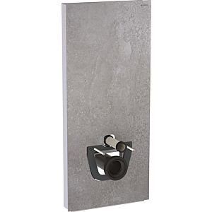 Geberit Monolith Wand-WC-Modul 131231JV5 Bauhöhe 114cm, Front betonoptik, Seite aluminium