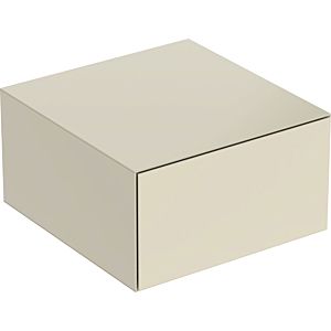 Geberit One armoire latérale 505078004 45x24,5x47cm, 2000 tiroirs, gris sable/laqué brillant