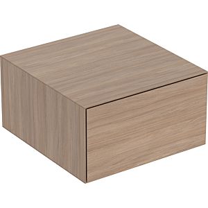 Geberit One Seitenschrank 505078005 45x24,5x47cm, 1 Schubladen, Eiche/Melamin Holzstruktur