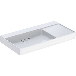 Geberit One washstand 505042001 90x48.4cm, without overflow, white KeraTect/cover white, without tap hole