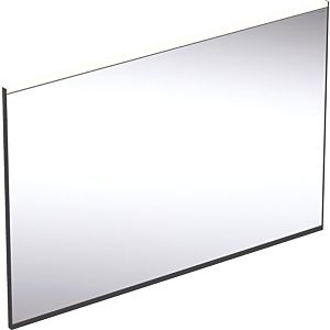 Geberit Option Plus Miroir lumineux carré 502784141 105 x 70 cm, noir mat/aluminium anodisé, éclairage direct/indirect