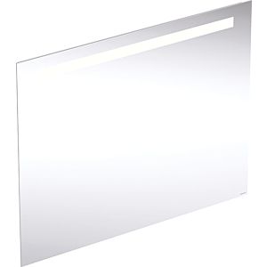 Geberit Option Basic Miroir lumineux carré 502808001 éclairage au-dessus, 90 x 70 cm
