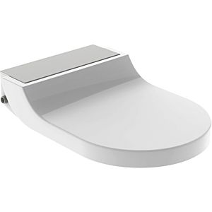 Geberit AquaClean Tuma Comfort shower toilet attachment 146270FW1 with SoftClosing, brushed stainless steel