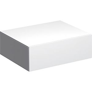 Geberit Xeno² armoire latérale 500507011 58x20x46.2cm, avec tiroir, haut brillant / blanc