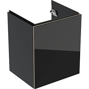 Keramag Acanto Waschtischunterschrank 500608161 44,6x53,4x37,6 cm, Glas schwarz - schwarz matt