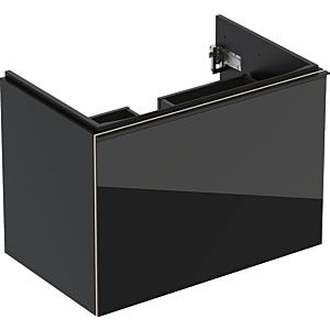Keramag Acanto Waschtischunterschrank 500611161 74x53,5x47,6 cm, Glas schwarz - schwarz matt