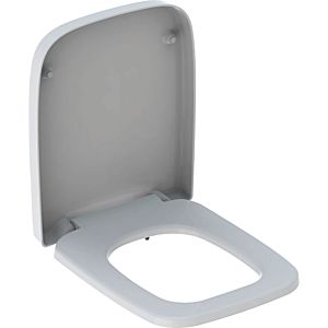 Geberit Renova Plan WC seat 500832001 angular, fastening from above, with quick-release hinges, with Plan WC , white