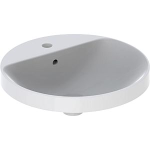 Geberit VariForm basin 500705012 d = 48cm, with tap platform, overflow, round, white