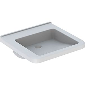 Geberit Renova Comfort Select lavabo 128556600 55 x 52,5cm, blanc KeraTect, sans trou de robinetterie / trop-plein